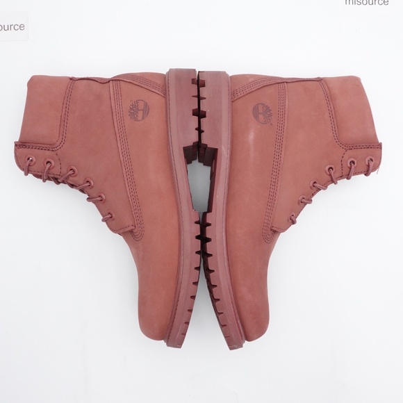 NEW Size 9 Women's Timberland Premium 6-Inch Waterproof Boots TB-0A2HR8-ET1 Red - Picture 5 of 14